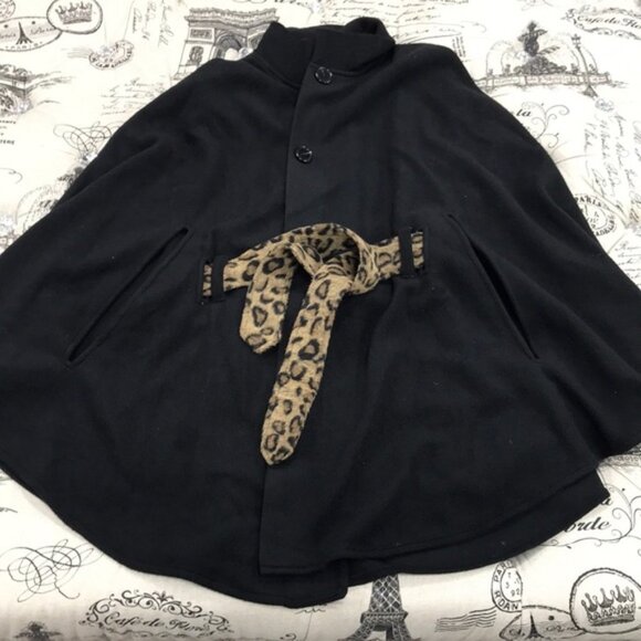 New Directions Solid Cape Leopard Belt - Picture 2 of 5